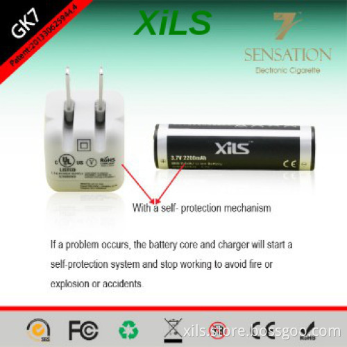 Newest design e cigarette plated 18K real gold & silver